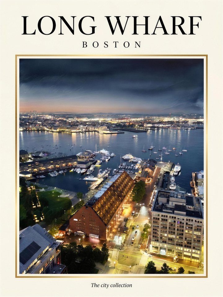 Long Wharf Boston print